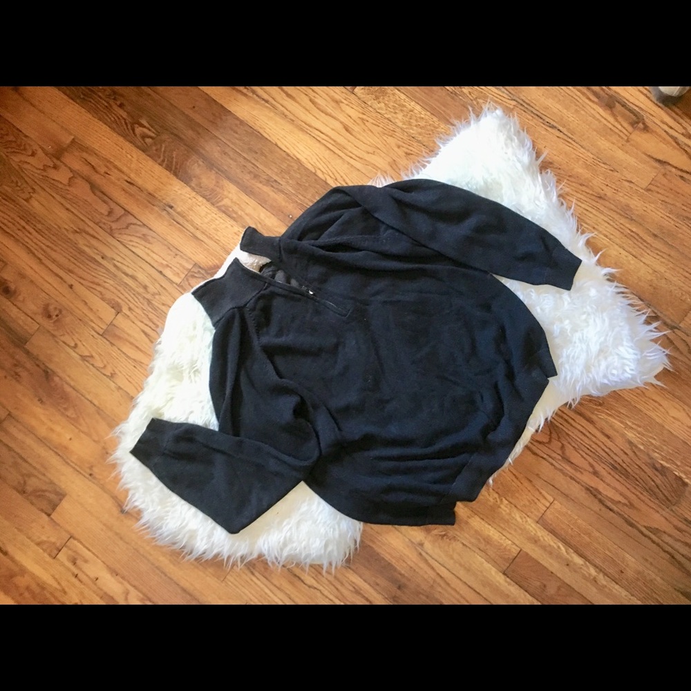 Half-zip sweater